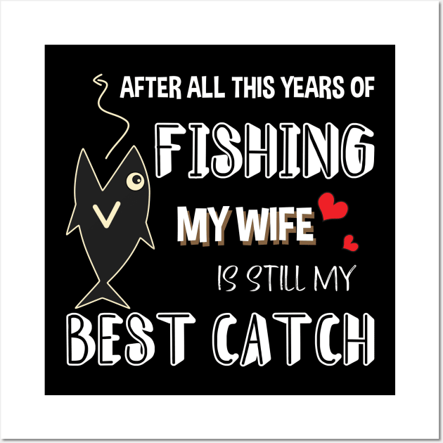 FISHING MY WIFE Wall Art by Didier97